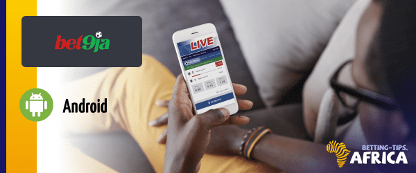 Bet9ja mobile app android overview